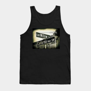 SW Willow Street & California Avenue SW, West Seattle, WA by Mistah Wilson Tank Top